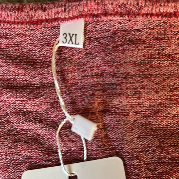 ROSRIS Casual Square Neck Sweater Long Sleeve Lightweight Knit Pullover 3XL NWT - Picture 9 of 13